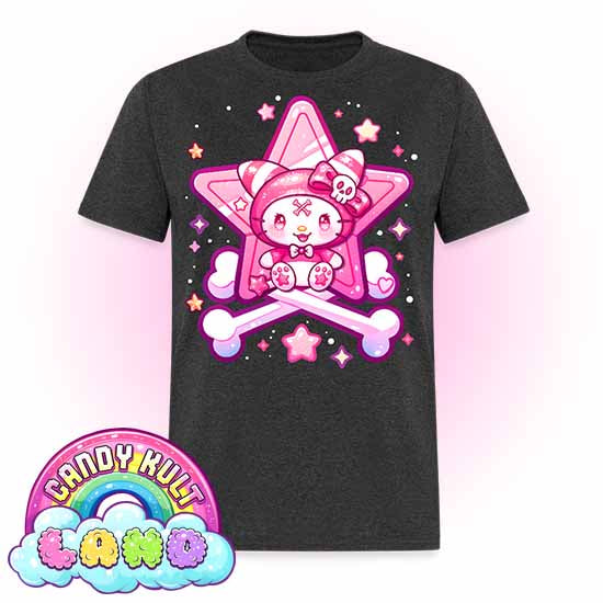 Wishbone Crossbones - Candy Kult Land Men's / Unisex Classic T-Shirt - Candy Kult - Candy Cult - Candy Kult Land - Wishbone - Boo Kitty - Panku - Frosti - Toxic Kitten - Hex-Heart - Cult Candy - Cake High Heels - [product_vendor}