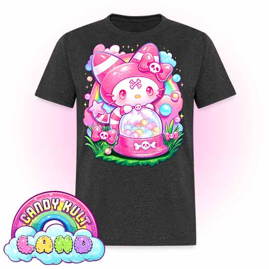 Wishbone Gumball Machine - Candy Kult Land Men's / Unisex Classic T-Shirt - Candy Kult - Candy Cult - Candy Kult Land - Wishbone - Boo Kitty - Panku - Frosti - Toxic Kitten - Hex-Heart - Cult Candy - Cake High Heels - [product_vendor}