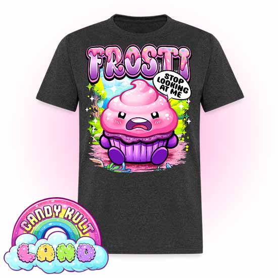 Frosti Stop Looking At Me - Candy Kult Land Men's / Unisex Classic T-Shirt - Candy Kult - Candy Cult - Candy Kult Land - Wishbone - Boo Kitty - Panku - Frosti - Toxic Kitten - Hex-Heart - Cult Candy - Cake High Heels - [product_vendor}