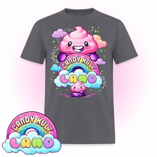 Frosti Candy Kult Land Logo - Men's / Unisex Classic T-Shirt - Candy Kult - Candy Cult - Candy Kult Land - Wishbone - Boo Kitty - Panku - Frosti - Toxic Kitten - Hex-Heart - Cult Candy - Cake High Heels - [product_vendor}