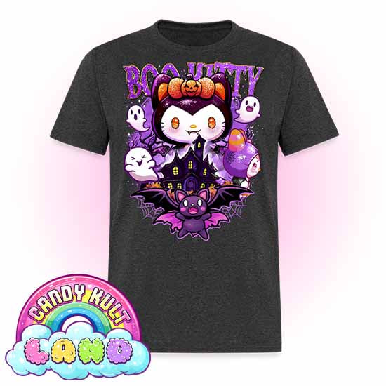 Boo Kitty Origins - Candy Kult Land Men's / Unisex Classic T-Shirt - Candy Kult - Candy Cult - Candy Kult Land - Wishbone - Boo Kitty - Panku - Frosti - Toxic Kitten - Hex-Heart - Cult Candy - Cake High Heels - [product_vendor}