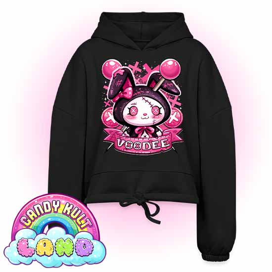 Voodee - Candy Kult Land Women’s Cropped Hoodie