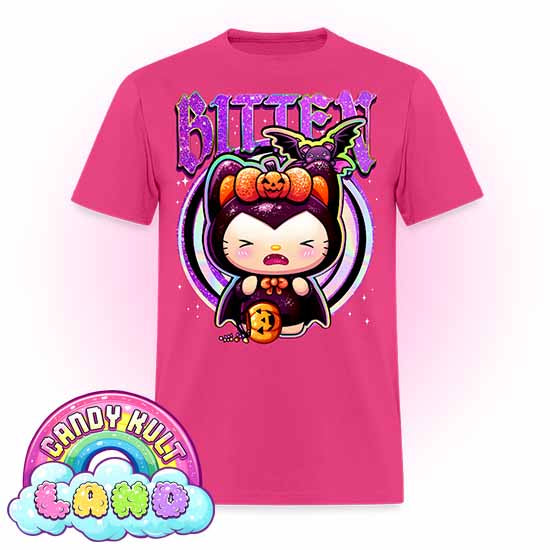 Bitten Boo Kitty Origins - Candy Kult Land COLOUR Men's / Unisex Classic T-Shirt - Candy Kult - Candy Cult - Candy Kult Land - Wishbone - Boo Kitty - Panku - Frosti - Toxic Kitten - Hex-Heart - Cult Candy - Cake High Heels - [product_vendor}