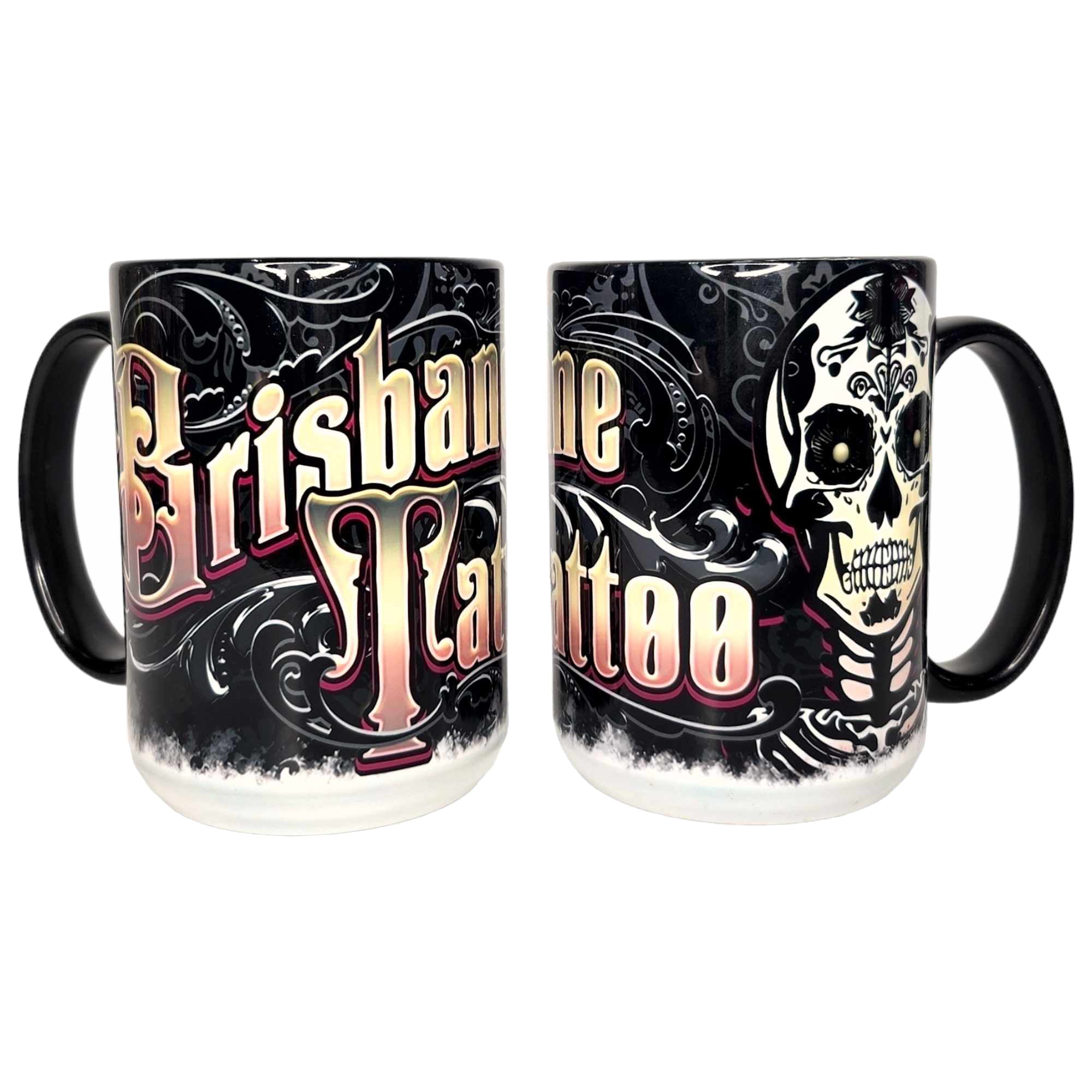 Brisbane Tattoo Large Mug - Candy Kult - Candy Cult - Candy Kult Land - Wishbone - Boo Kitty - Panku - Frosti - Toxic Kitten - Hex-Heart - Cult Candy - Cake High Heels - [product_vendor}
