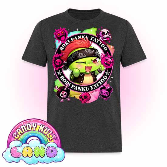 Hori Panku Tattoo Rainbow - Candy Kult Land Men's / Unisex Classic T-Shirt - Candy Kult - Candy Cult - Candy Kult Land - Wishbone - Boo Kitty - Panku - Frosti - Toxic Kitten - Hex-Heart - Cult Candy - Cake High Heels - [product_vendor}