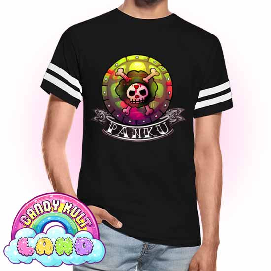 Panku Logo - Candy Kult Land Men's / Unisex Vintage Sport T-Shirt - Candy Kult - Candy Cult - Candy Kult Land - Wishbone - Boo Kitty - Panku - Frosti - Toxic Kitten - Hex-Heart - Cult Candy - Cake High Heels - [product_vendor}