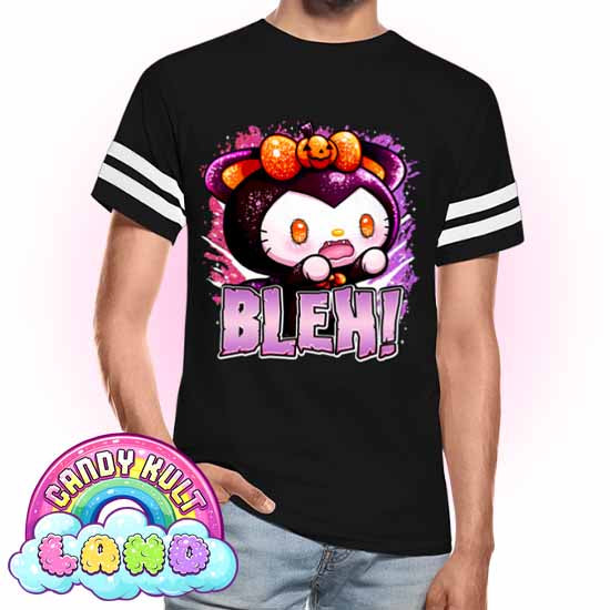 Bleh Boo Kitty Origins - Candy Kult Land Men's / Unisex Vintage Sport T-Shirt - Candy Kult - Candy Cult - Candy Kult Land - Wishbone - Boo Kitty - Panku - Frosti - Toxic Kitten - Hex-Heart - Cult Candy - Cake High Heels - [product_vendor}