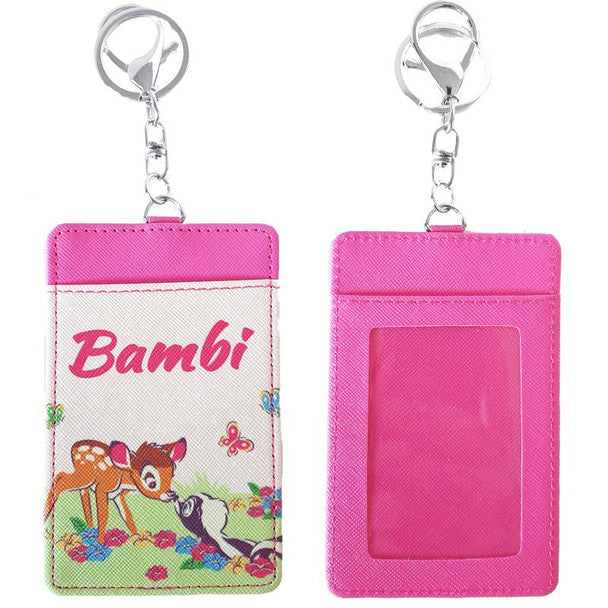 Bambi Card Holder Clip On / Key Ring Chain