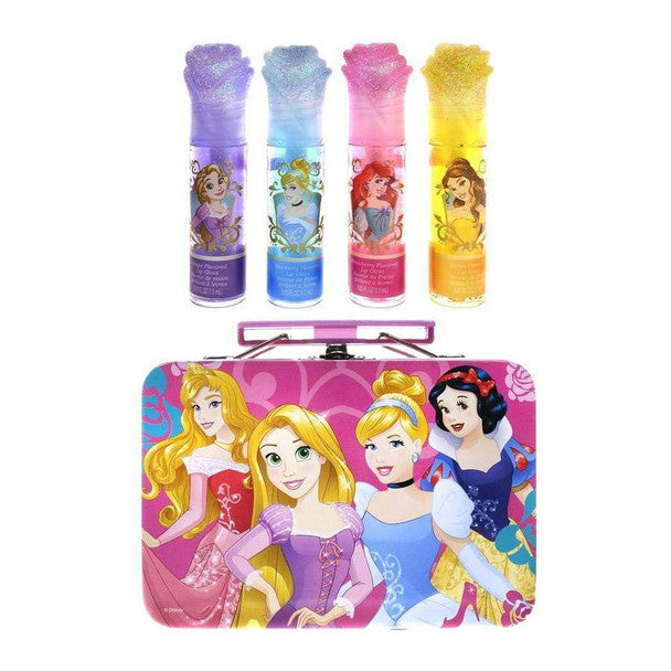 Disney Roses Lip Gloss Tin Cosmetic Set