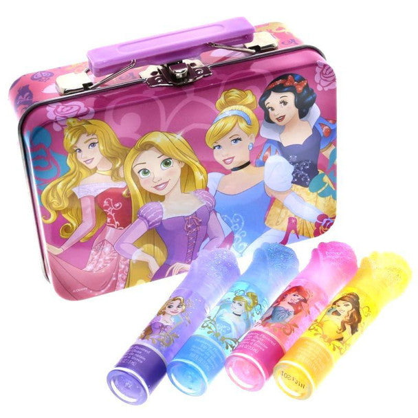 Disney Roses Lip Gloss Tin Cosmetic Set