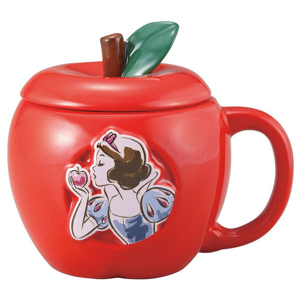 Disney Snow White Apple Mug With Lid Japanese Ceramics Mug