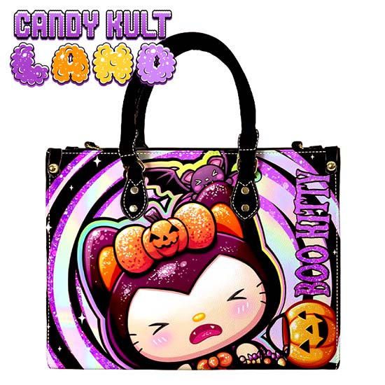 Boo Kitty Origins Bitten Candy Kult Land PU Leather Crossbody Handbag Candy Kult Bag Boo Kitty Boo Kitty Origins Candy Cult - Candy Kult Land - Wishbone - Boo Kitty - Panku - Frosti - Toxic Kitten - Hex - Heart - Cult Candy - Ca