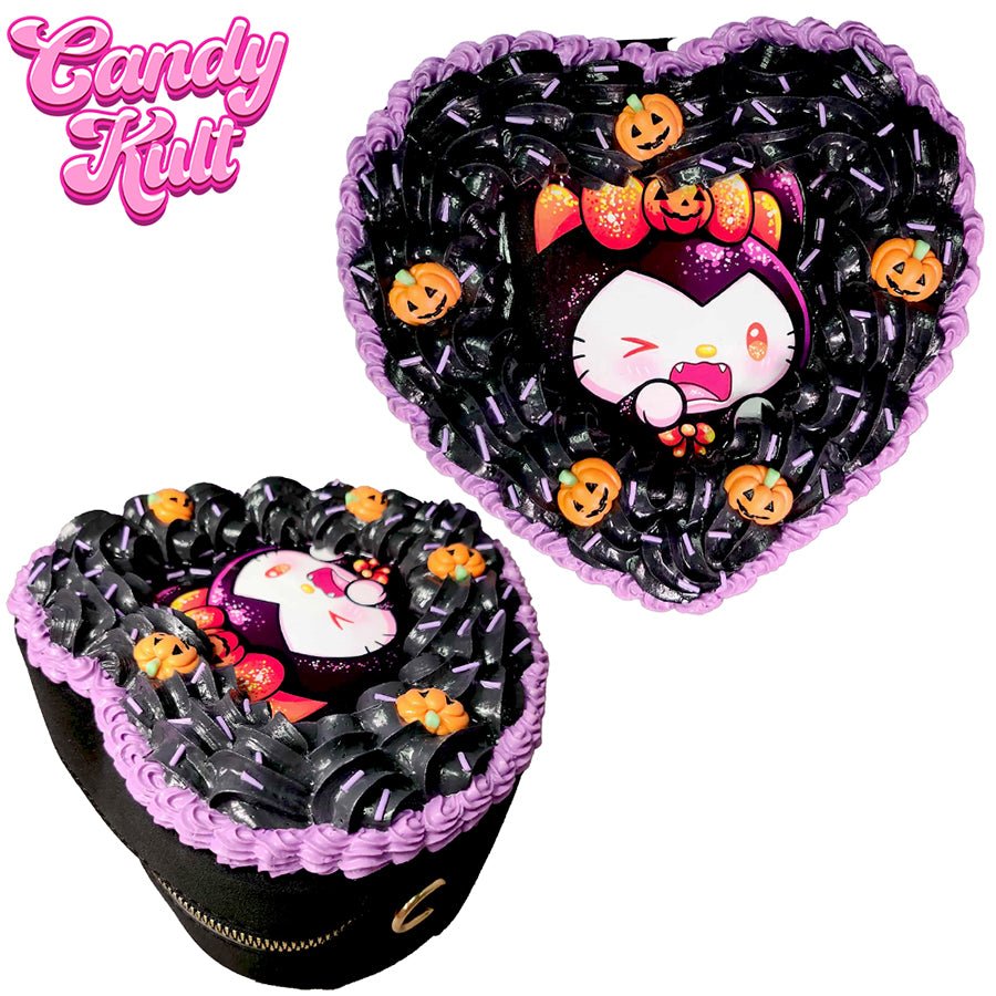 Boo Kitty Pumpkin Cake Candy Kult Convertible Crossbody Bag / Hand Bag Candy Kult Bag Boo Kitty candy kult land Candy Cult - Candy Kult Land - Wishbone - Boo Kitty - Panku - Frosti - Toxic Kitten - Hex - Heart - Cult Candy - Ca