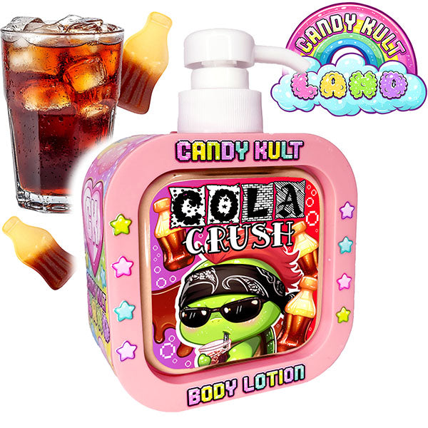 Cola Crush Candy Kult Land Body Lotion - Candy Kult - Candy Cult - Candy Kult Land - Wishbone - Boo Kitty - Panku - Frosti - Toxic Kitten - Hex-Heart - Cult Candy - Cake High Heels - [product_vendor}