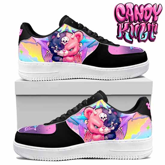 Demonic Bear Candy Kult Kicks Women's Sneakers V1b Candy Kult 36 NOTED Candy Cult - Candy Kult Land - Wishbone - Boo Kitty - Panku - Frosti - Toxic Kitten - Hex - Heart - Cult Candy - Ca