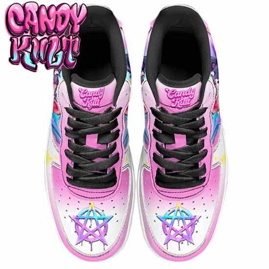 Demonic Bear Candy Kult Kicks Women's Sneakers V4b Candy Kult 36 NOTED Candy Cult - Candy Kult Land - Wishbone - Boo Kitty - Panku - Frosti - Toxic Kitten - Hex - Heart - Cult Candy - Ca