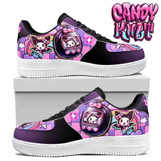 Devilish Virtual Pet Black Candy Kult Kicks Men's Sneakers Black Candy Kult 38 NOTED Hello Kitty Kuromi Sanrio Candy Cult - Candy Kult Land - Wishbone - Boo Kitty - Panku - Frosti - Toxic Kitten - Hex - Heart - Cult Candy - Ca