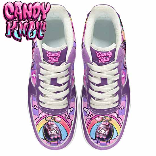 Devilish Virtual Pet Purple Candy Kult Kicks Men's Sneakers Candy Kult 38 NOTED Hello Kitty Kuromi Sanrio Candy Cult - Candy Kult Land - Wishbone - Boo Kitty - Panku - Frosti - Toxic Kitten - Hex - Heart - Cult Candy - Ca