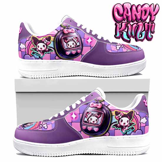 Devilish Virtual Pet Purple Candy Kult Kicks Men's Sneakers Candy Kult 38 NOTED Hello Kitty Kuromi Sanrio Candy Cult - Candy Kult Land - Wishbone - Boo Kitty - Panku - Frosti - Toxic Kitten - Hex - Heart - Cult Candy - Ca