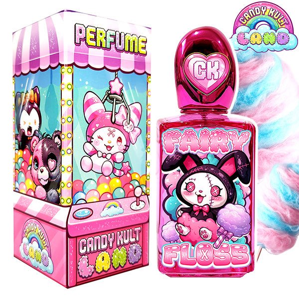Fairy Floss Candy Kult Land Perfume Candy Kult candy kult land ck land Voodee Candy Cult - Candy Kult Land - Wishbone - Boo Kitty - Panku - Frosti - Toxic Kitten - Hex - Heart - Cult Candy - Ca