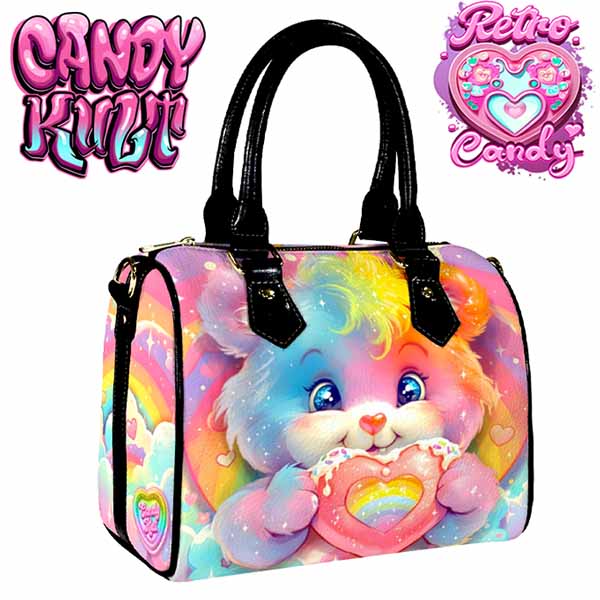 For The Love Of Rainbows Retro Candy Boston Crossbody Handbag Candy Kult Bag care bears Crossbody Candy Cult - Candy Kult Land - Wishbone - Boo Kitty - Panku - Frosti - Toxic Kitten - Hex - Heart - Cult Candy - Ca
