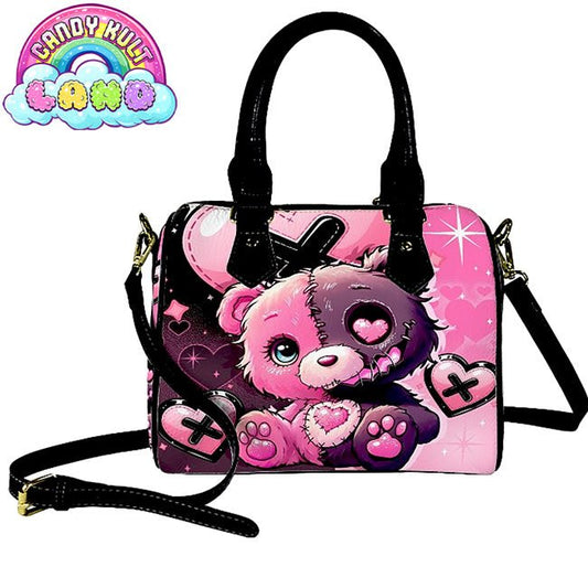 Hex - heart Candy Kult Land Boston Crossbody Handbag Candy Kult Bag candy kult land ck land Candy Cult - Candy Kult Land - Wishbone - Boo Kitty - Panku - Frosti - Toxic Kitten - Hex - Heart - Cult Candy - Ca