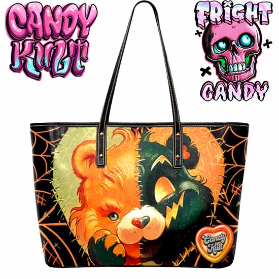 All Stitched Up Fright Candy Large Tote Bag - Candy Kult - Candy Cult - Cult Candy - Cake High Heels - [product_vendor}