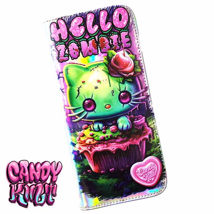 Zombie Kitty Candy Kult Long Line Wallet - Candy Kult - Candy Cult - Candy Kult Land - Wishbone - Boo Kitty - Panku - Frosti - Toxic Kitten - Hex-Heart - Cult Candy - Cake High Heels - [product_vendor}