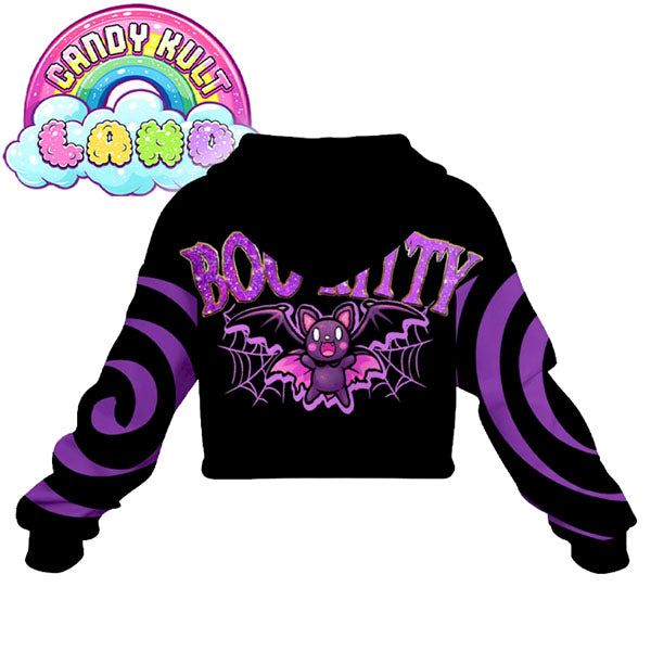 Boo Kitty Origins - Candy Kult Land Crop Hoodie - Candy Kult - Candy Cult - Candy Kult Land - Wishbone - Boo Kitty - Panku - Frosti - Toxic Kitten - Hex-Heart - Cult Candy - Cake High Heels - [product_vendor}