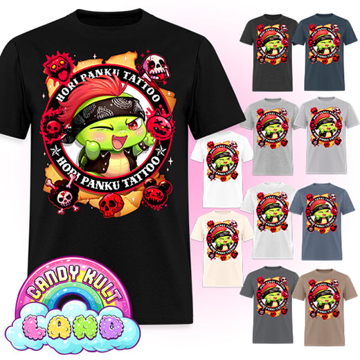 Hori Panku Tattoo - Candy Kult Land Men's / Unisex Classic T-Shirt - Candy Kult - Candy Cult - Candy Kult Land - Wishbone - Boo Kitty - Panku - Frosti - Toxic Kitten - Hex-Heart - Cult Candy - Cake High Heels - [product_vendor}
