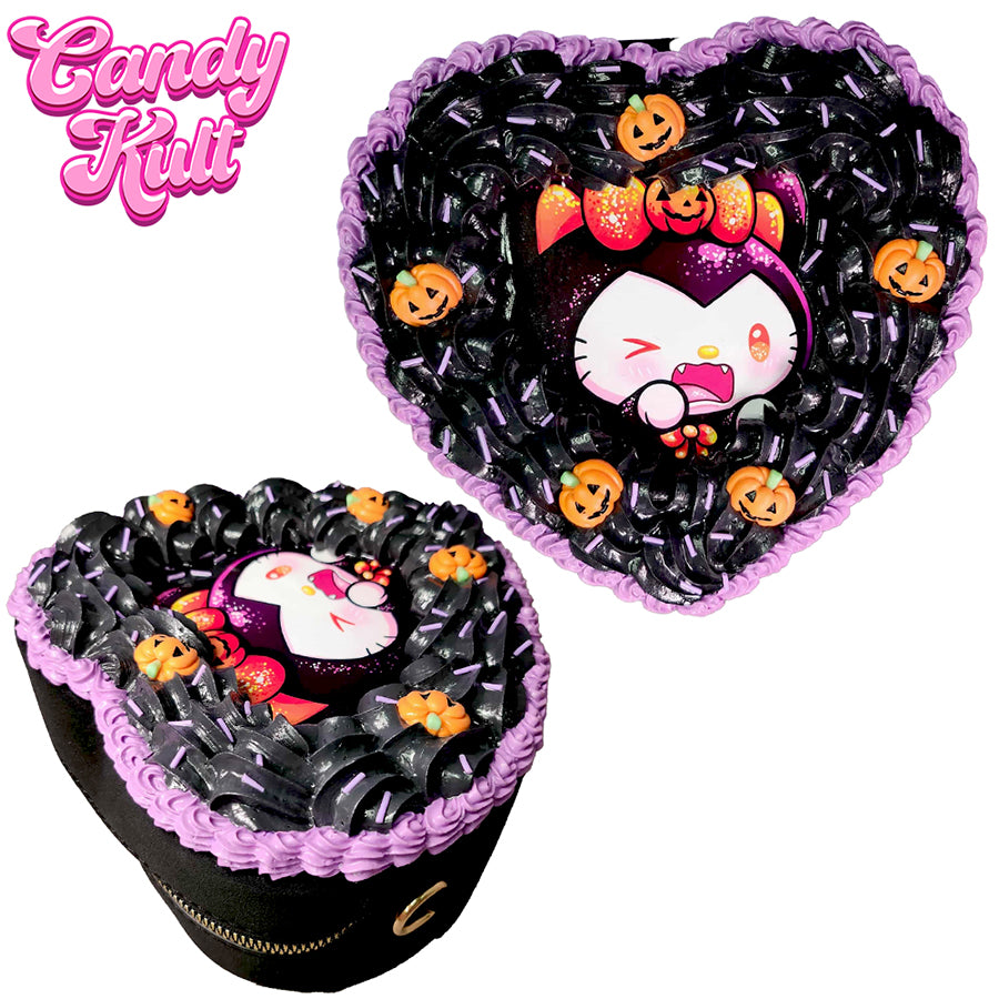 Boo Kitty Pumpkin Cake Candy Kult Convertible Crossbody Bag / Hand Bag