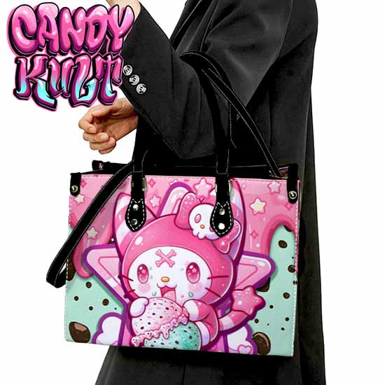 Wishbone Mint Ice Cream Kawaii Candy PU Leather Crossbody Handbag - Candy Kult - Candy Cult - Cult Candy - Cake High Heels - [product_vendor}