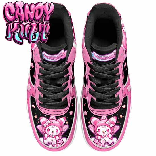 Wishbone Candy Kult Kicks Men's Sneakers Black - Candy Kult - Candy Cult - Cult Candy - Cake High Heels - [product_vendor}