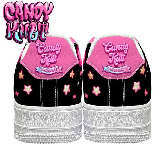 Wishbone Black Candy Kult Kicks Men's Sneakers - Candy Kult - Candy Cult - Cult Candy - Cake High Heels - [product_vendor}