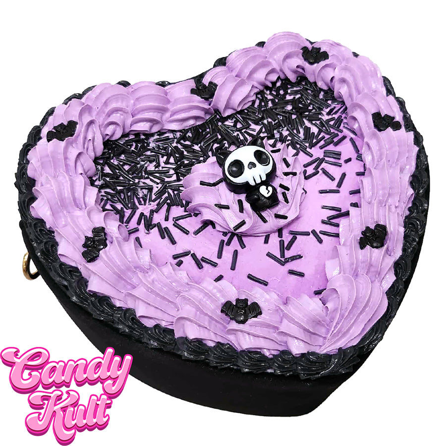 Skull Cat Sprinkles Cake Candy Kult Convertible Crossbody Bag / Hand Bag