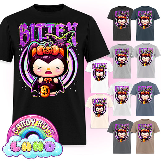 Bitten Boo Kitty Origins - Candy Kult Land Men's / Unisex Classic T-Shirt - Candy Kult - Candy Cult - Candy Kult Land - Wishbone - Boo Kitty - Panku - Frosti - Toxic Kitten - Hex-Heart - Cult Candy - Cake High Heels - [product_vendor}