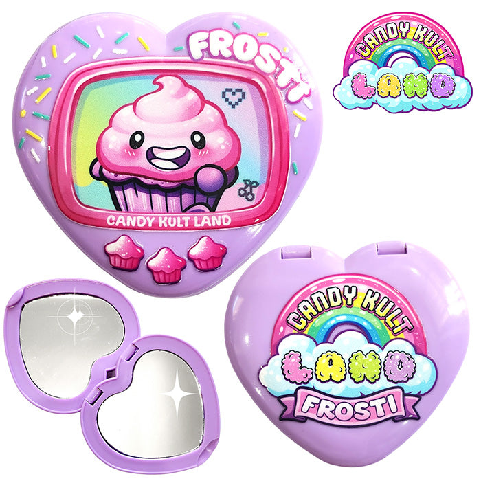 Frosti Virtual Pet Compact Mirror - Candy Kult - Candy Cult - Candy Kult Land - Wishbone - Boo Kitty - Panku - Frosti - Toxic Kitten - Hex-Heart - Cult Candy - Cake High Heels - [product_vendor}