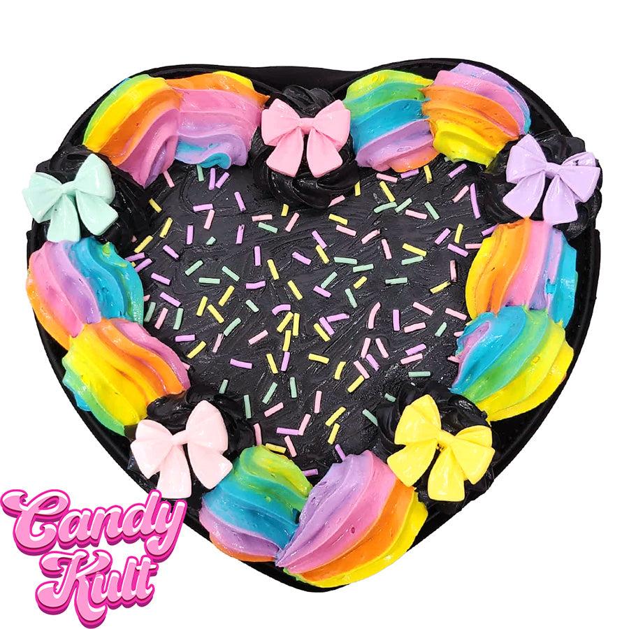 Black Rainbow Confetti Cake Candy Kult Convertible Crossbody Bag / Hand Bag