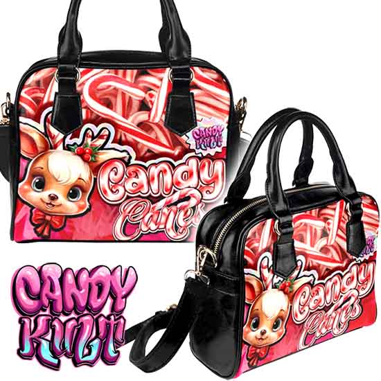 Packet Of Candy Canes Candy Kult Classic Convertible Crossbody Bag - Candy Kult - Candy Cult - Candy Kult Land - Wishbone - Boo Kitty - Panku - Frosti - Toxic Kitten - Hex-Heart - Cult Candy - Cake High Heels - [product_vendor}