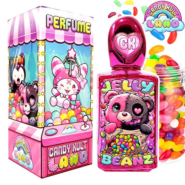Jelly Beanz Candy Kult Land Perfume Candy Kult candy kult land ck land hex - heart Candy Cult - Candy Kult Land - Wishbone - Boo Kitty - Panku - Frosti - Toxic Kitten - Hex - Heart - Cult Candy - Ca