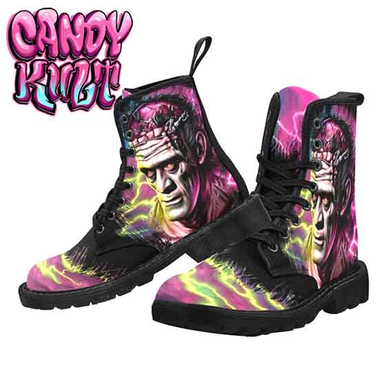 Frankenstein Men's Candy Kult Boots - Candy Kult - Candy Cult - Candy Kult Land - Wishbone - Boo Kitty - Panku - Frosti - Toxic Kitten - Hex-Heart - Cult Candy - Cake High Heels - [product_vendor}