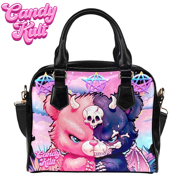Demonic Bear Fright Candy Classic Crossbody Handbag