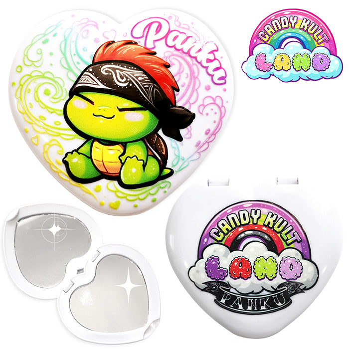 Panku Sweet Style Compact Mirror - Candy Kult - Candy Cult - Candy Kult Land - Wishbone - Boo Kitty - Panku - Frosti - Toxic Kitten - Hex-Heart - Cult Candy - Cake High Heels - [product_vendor}