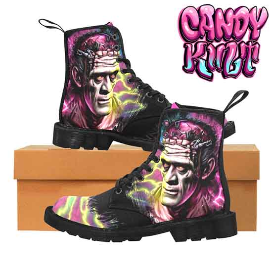 Frankenstein Candy Kult Women's Boots - Candy Kult - Candy Cult - Candy Kult Land - Wishbone - Boo Kitty - Panku - Frosti - Toxic Kitten - Hex-Heart - Cult Candy - Cake High Heels - [product_vendor}