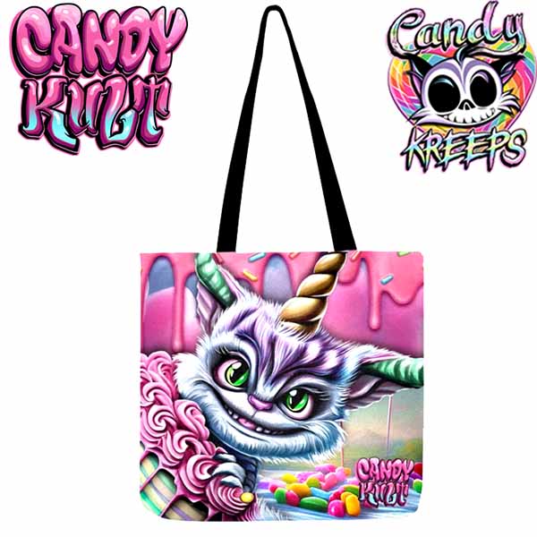 Pastelicorn Candy Kreeps Reusable Canvas Shopping Tote - Candy Kult - Candy Cult - Cult Candy - Cake High Heels - [product_vendor}
