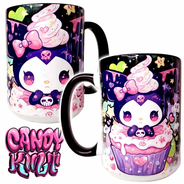 Spookycore Cupcake Kawaii Candy Large Mug - Candy Kult - Candy Cult - Cult Candy - Cake High Heels - [product_vendor}