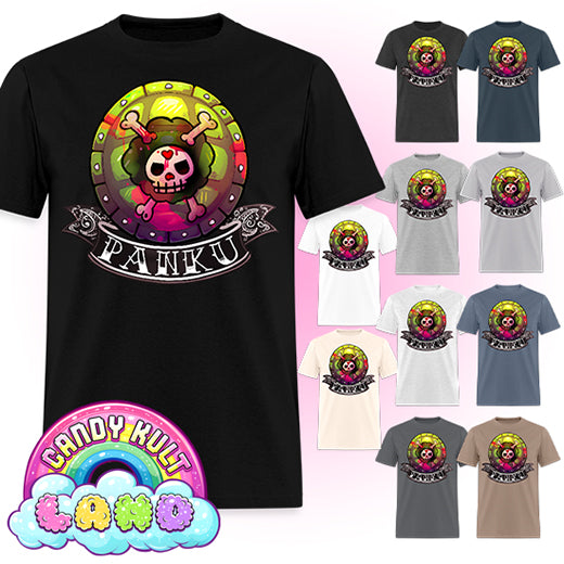 Panku Logo - Candy Kult Land Men's / Unisex Classic T-Shirt - Candy Kult - Candy Cult - Candy Kult Land - Wishbone - Boo Kitty - Panku - Frosti - Toxic Kitten - Hex-Heart - Cult Candy - Cake High Heels - [product_vendor}