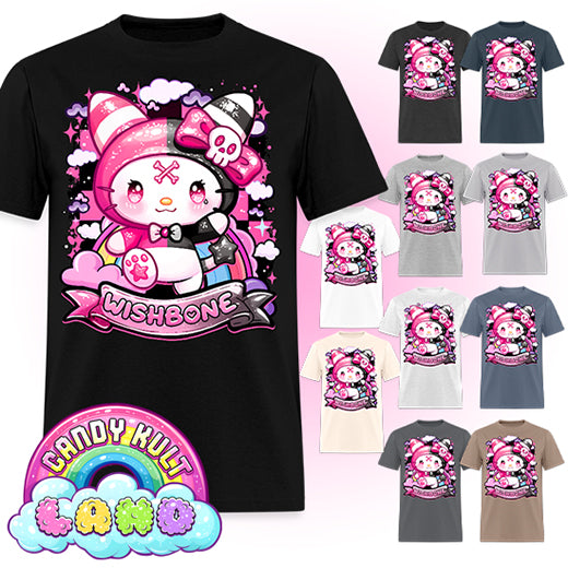 Wishbone Sparkle Punk - Candy Kult Land Men's / Unisex Classic T-Shirt - Candy Kult - Candy Cult - Candy Kult Land - Wishbone - Boo Kitty - Panku - Frosti - Toxic Kitten - Hex-Heart - Cult Candy - Cake High Heels - [product_vendor}