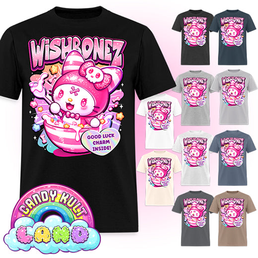 Wishbonez Cereal - Candy Kult Land Men's / Unisex Classic T-Shirt - Candy Kult - Candy Cult - Candy Kult Land - Wishbone - Boo Kitty - Panku - Frosti - Toxic Kitten - Hex-Heart - Cult Candy - Cake High Heels - [product_vendor}