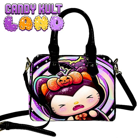 Boo Kitty Origins Bitten Candy Kult Land Boston Crossbody Handbag - Candy Kult - Candy Cult - Candy Kult Land - Wishbone - Boo Kitty - Panku - Frosti - Toxic Kitten - Hex-Heart - Cult Candy - Cake High Heels - [product_vendor}